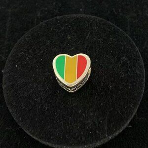 Pandora Mali Flag Heart Charm